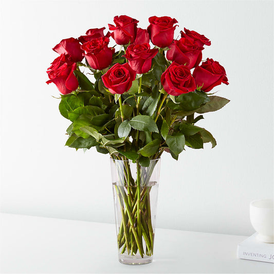 Long Stem Red Rose Bouquet – MARMET FLOWERS & MORE, Marmet WV