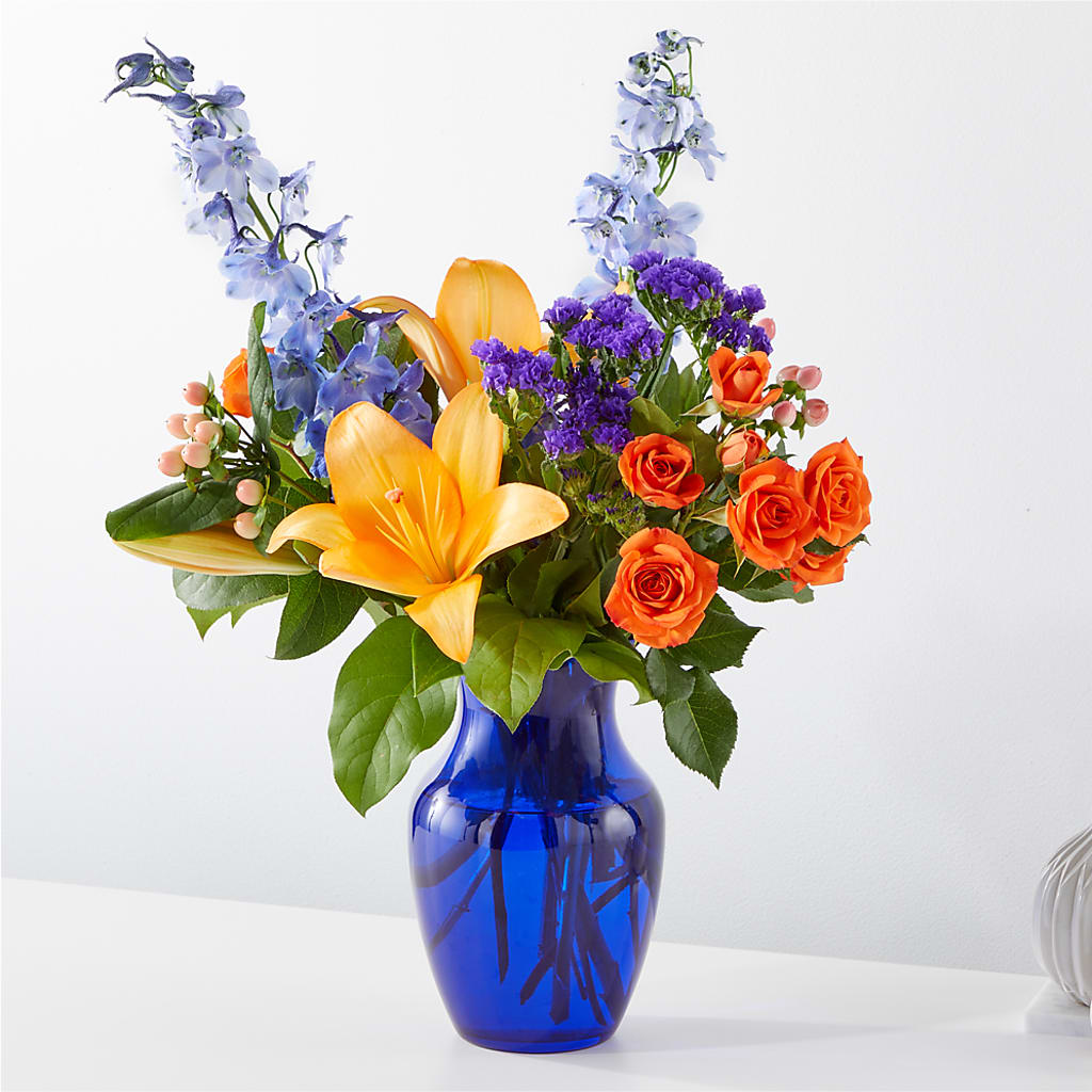 Radiant Citrus Bouquet – MARMET FLOWERS & MORE, Marmet WV