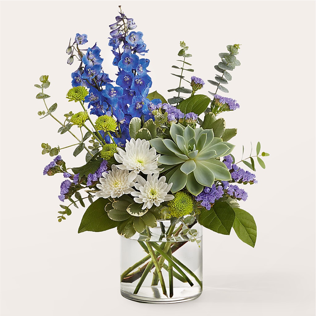 Cerulean Waves Bouquet – MARMET FLOWERS & MORE, Marmet WV