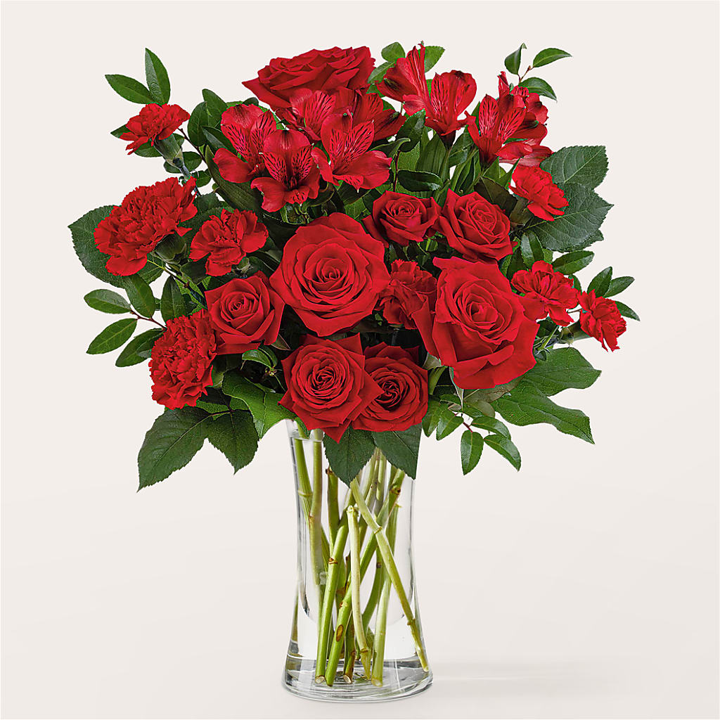 Brilliant Ruby Bouquet – MARMET FLOWERS & MORE, Marmet WV