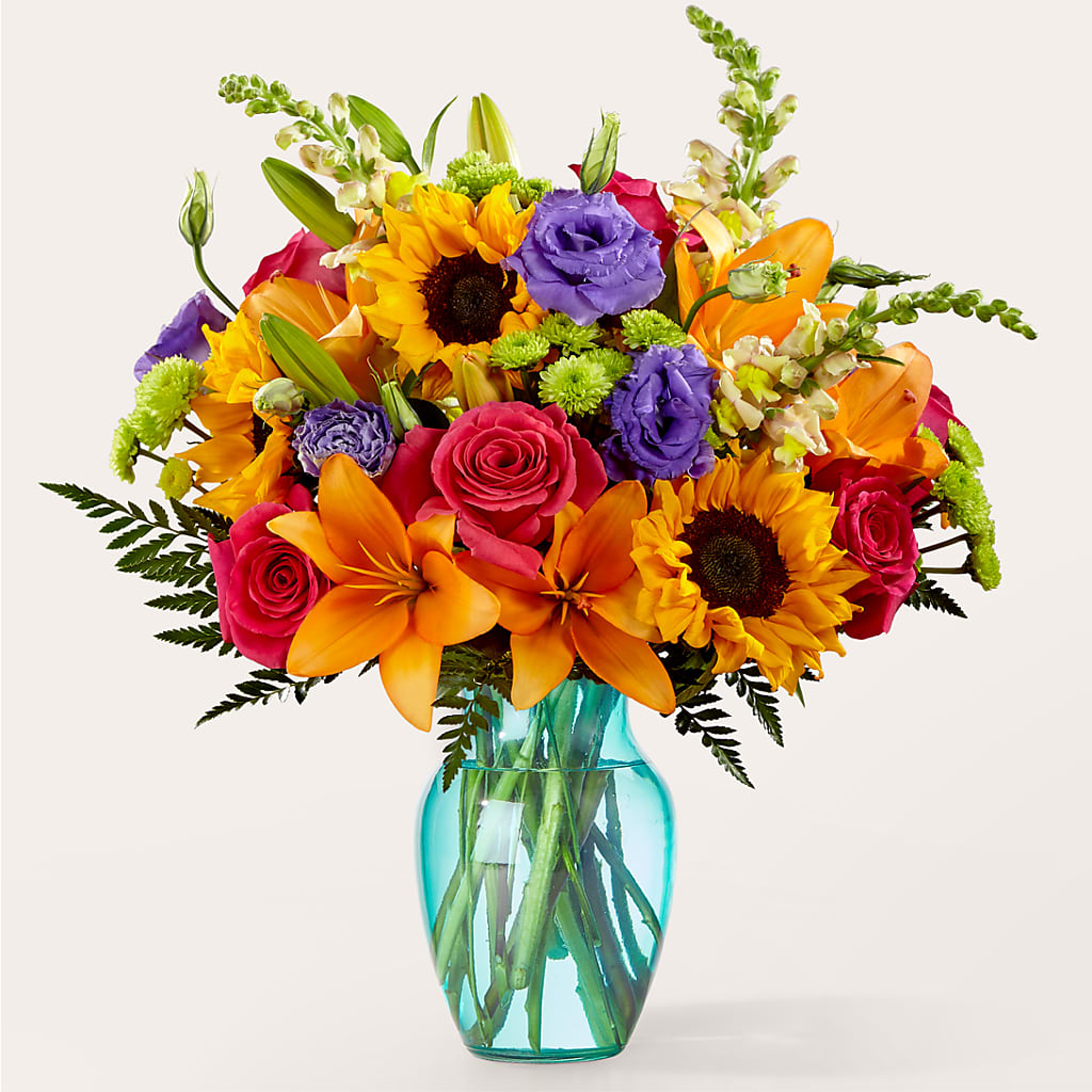 Double Rainbow Bouquet – MARMET FLOWERS & MORE, Marmet WV