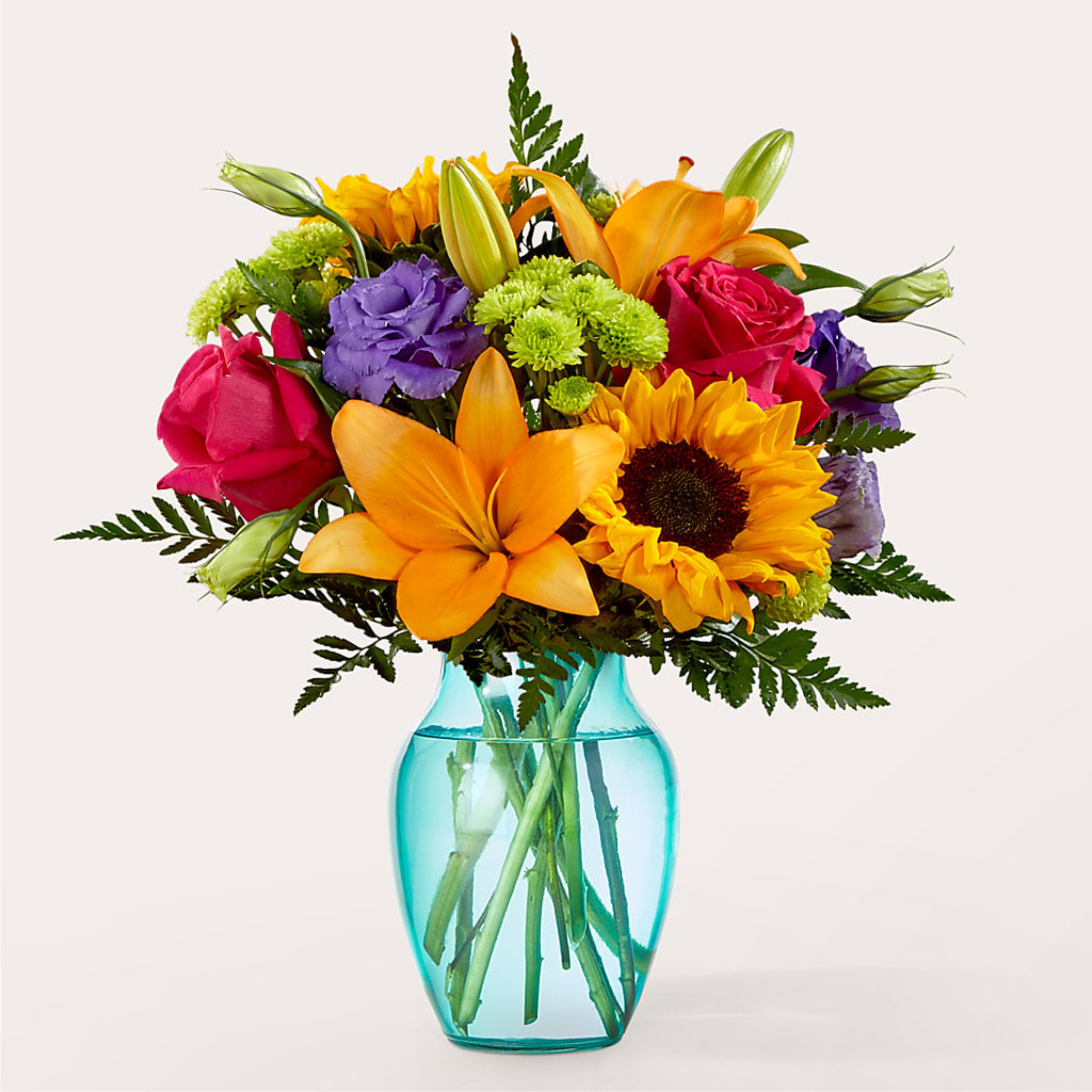 Double Rainbow Bouquet – MARMET FLOWERS & MORE, Marmet WV
