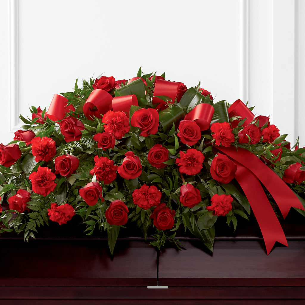 Tribute of Life Casket Spray – MARMET FLOWERS & MORE, Marmet WV