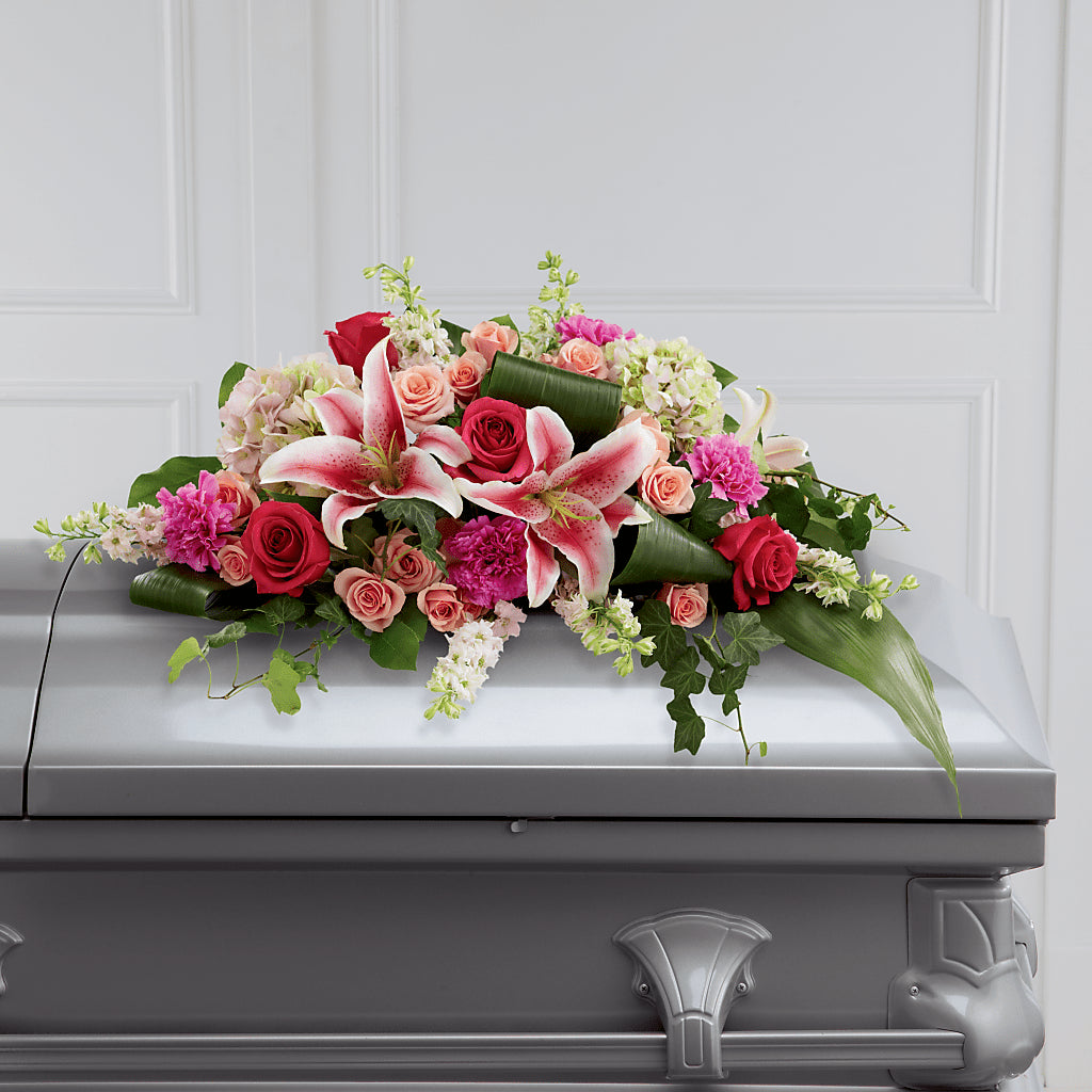 Splendid Grace Casket Spray – MARMET FLOWERS & MORE, Marmet WV