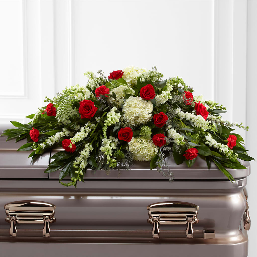 Sincerity Casket Spray – MARMET FLOWERS & MORE, Marmet WV