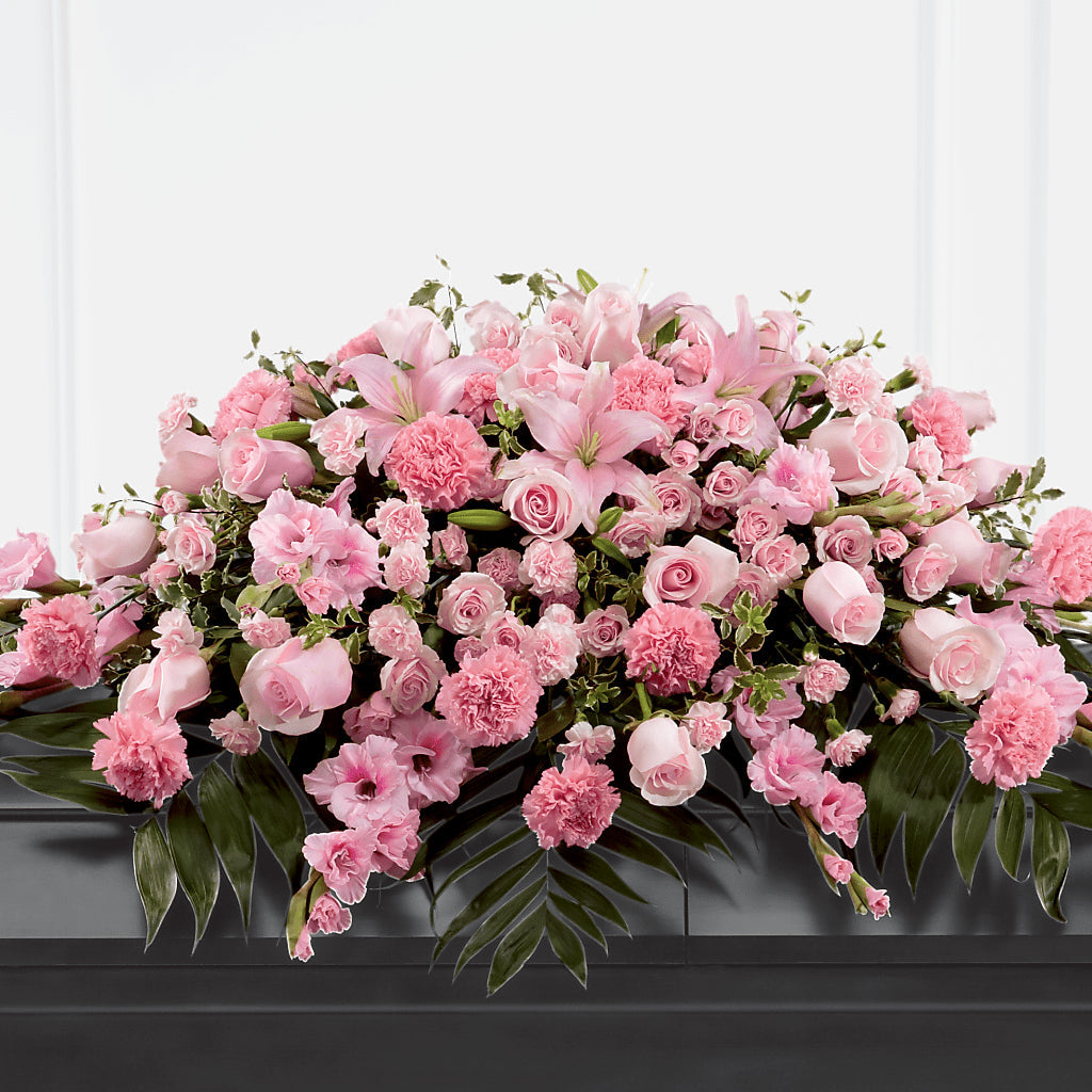 Garden of Comfort Casket Spray (Standard) – MARMET FLOWERS & MORE, Marmet WV