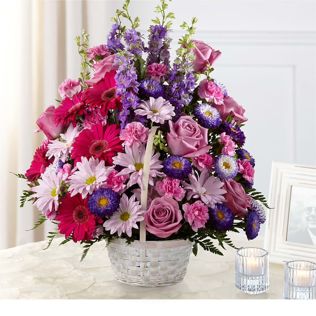 Pastel Peace Basket – MARMET FLOWERS & MORE, Marmet WV