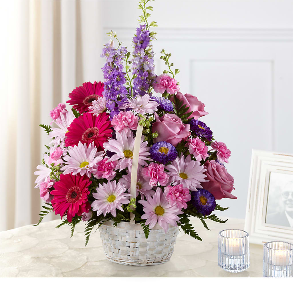 Pastel Peace Basket – MARMET FLOWERS & MORE, Marmet WV
