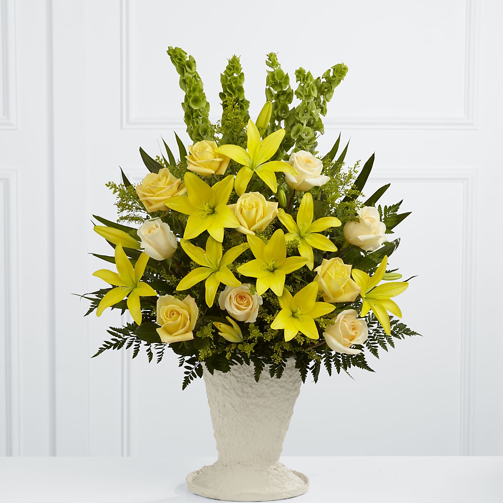 Golden Memories Arrangement – MARMET FLOWERS & MORE, Marmet WV