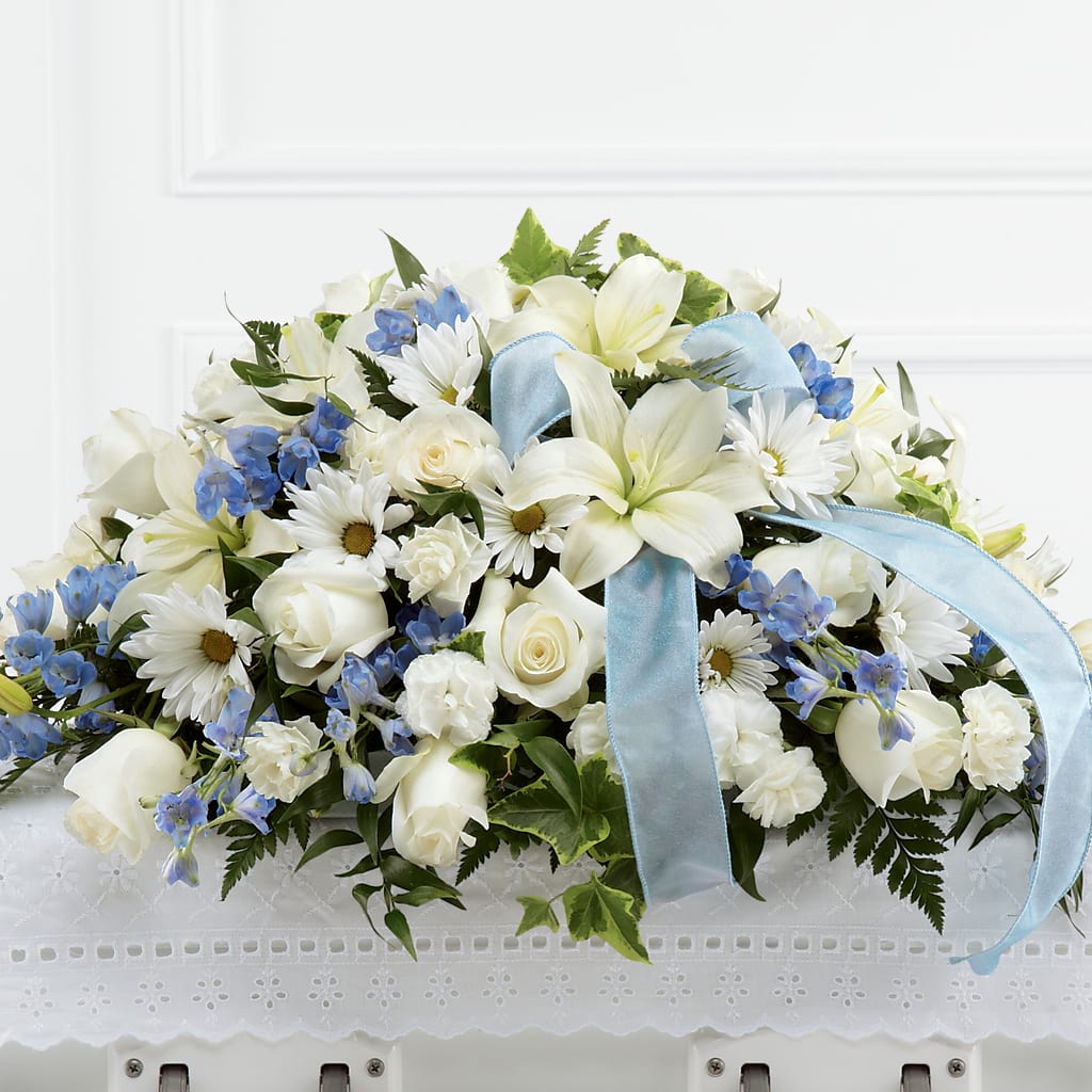 Tender Treasure Casket Spray – MARMET FLOWERS & MORE, Marmet WV