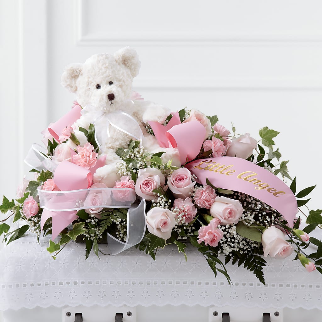 Touch of Sympathy Casket Spray – MARMET FLOWERS & MORE, Marmet WV