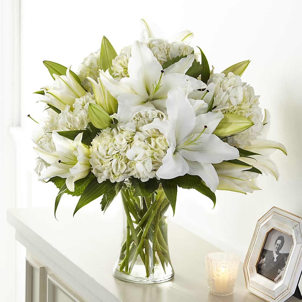 Compassionate Lily Bouquet – MARMET FLOWERS & MORE, Marmet WV