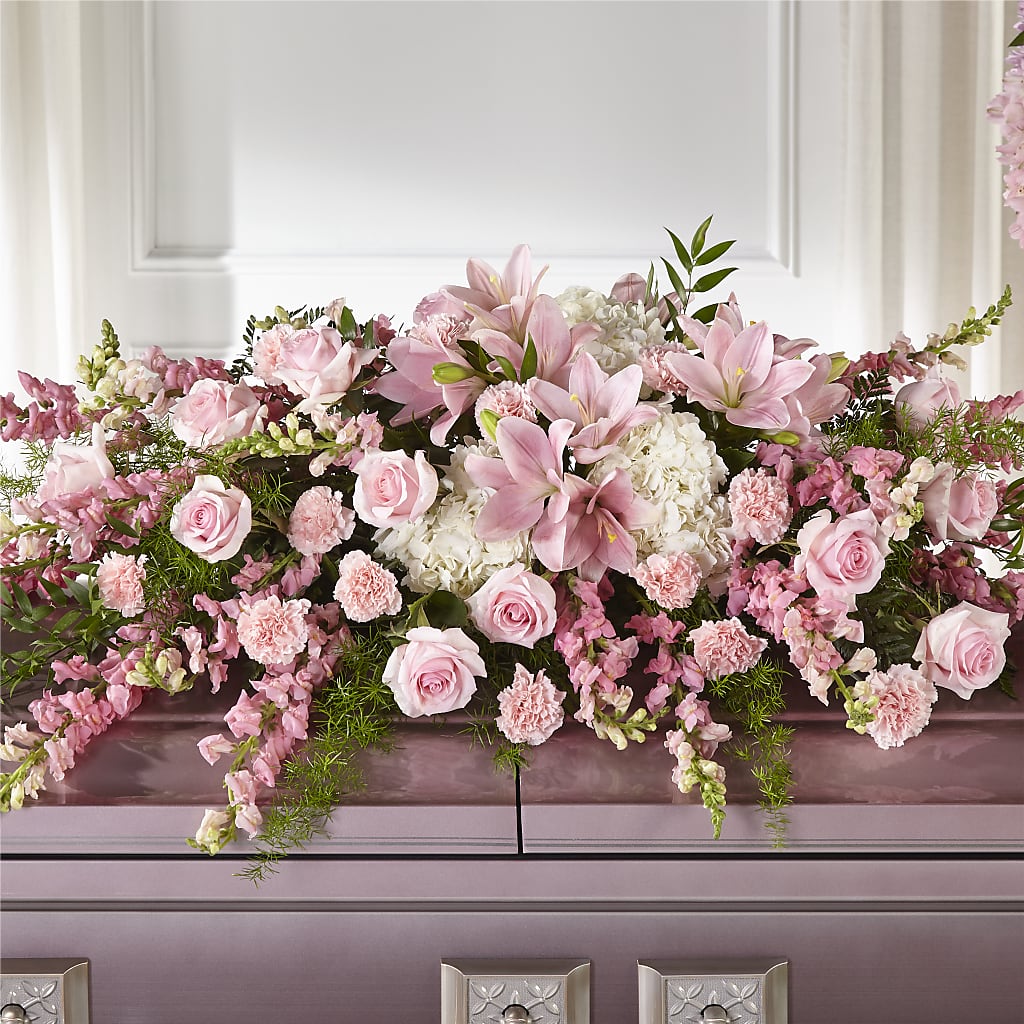 Life & Remembrance Casket Spray – MARMET FLOWERS & MORE, Marmet WV