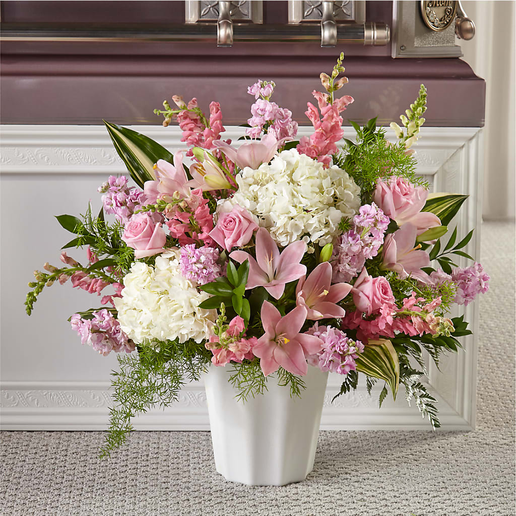 Simply Serene Floor Basket – MARMET FLOWERS & MORE, Marmet WV