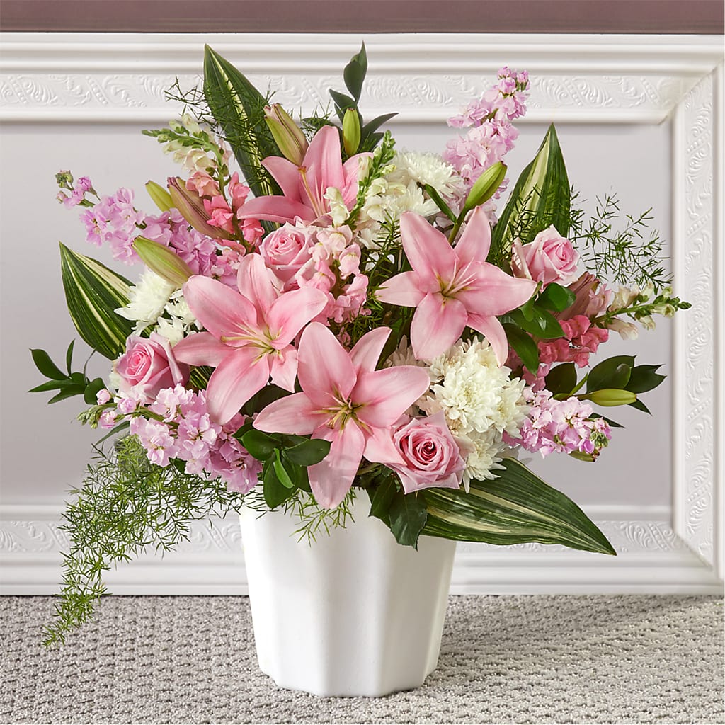 Simply Serene Floor Basket – MARMET FLOWERS & MORE, Marmet WV