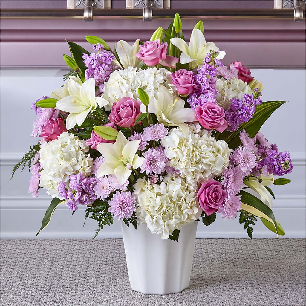 Heaven Sent Floor Basket – MARMET FLOWERS & MORE, Marmet WV