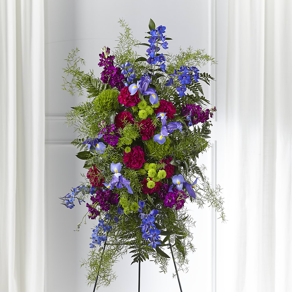 Heavenly Skies Standing Spray – MARMET FLOWERS & MORE, Marmet WV