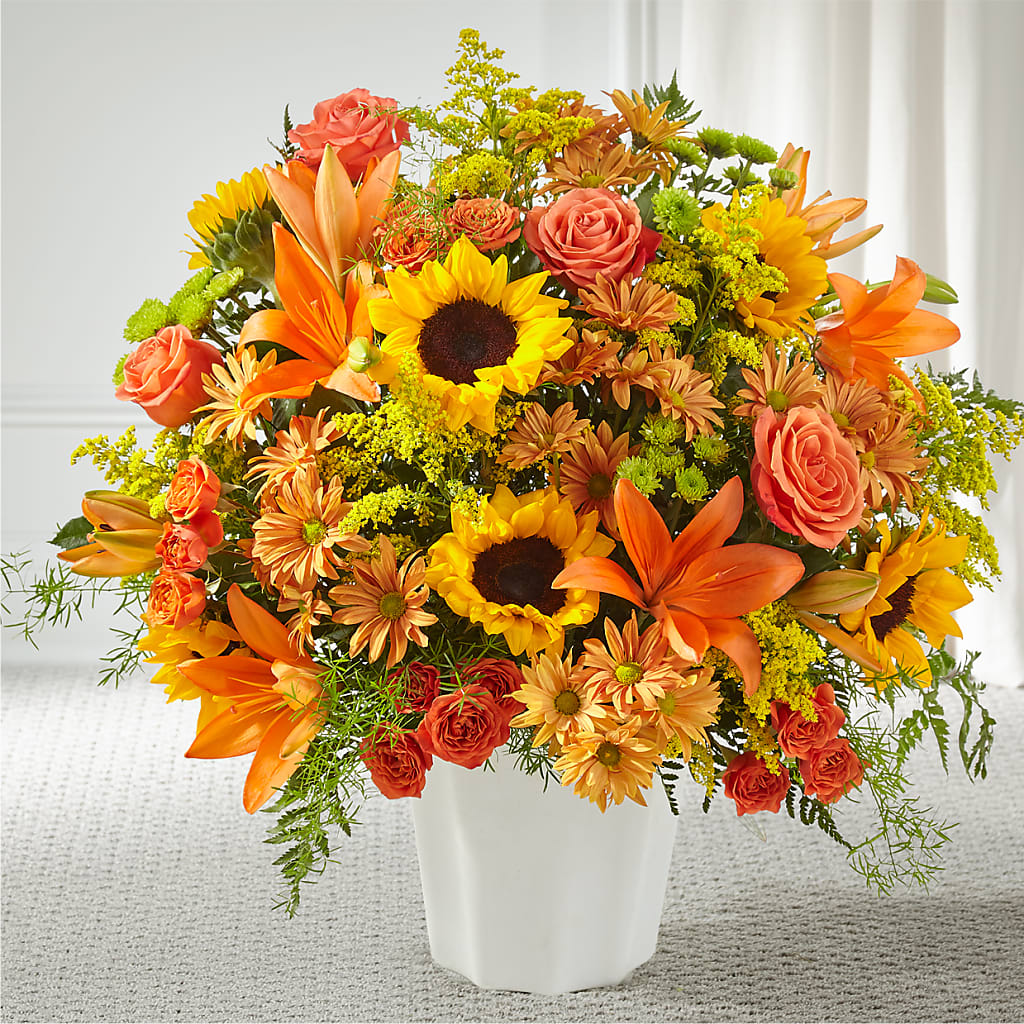 Harvest Thoughts Floor Basket – MARMET FLOWERS & MORE, Marmet WV