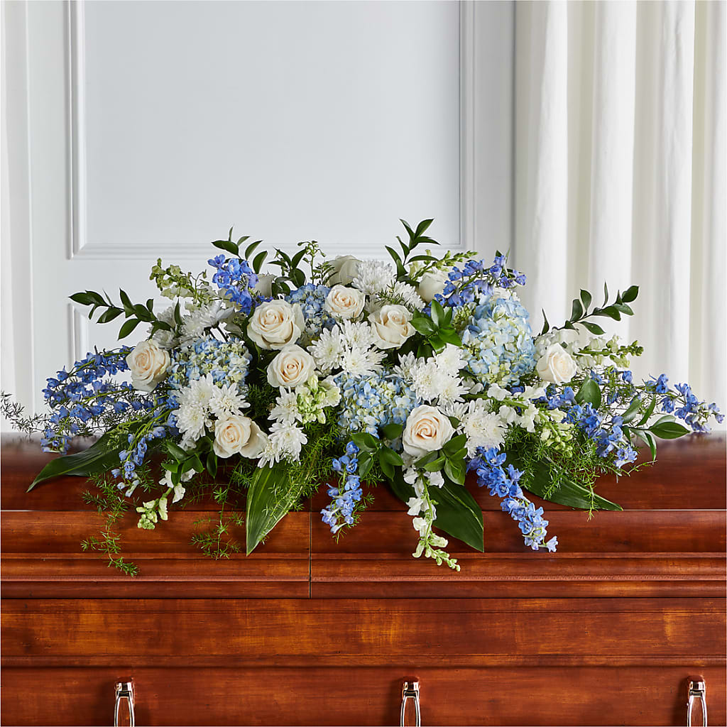 Timeless Essence Casket Spray – MARMET FLOWERS & MORE, Marmet WV