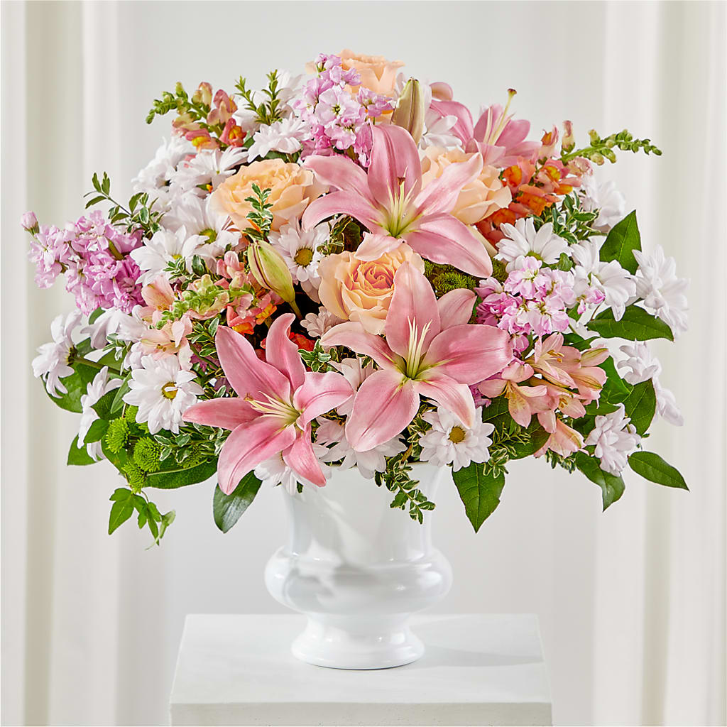 Heartfelt Gesture Urn Arrangement – MARMET FLOWERS & MORE, Marmet WV