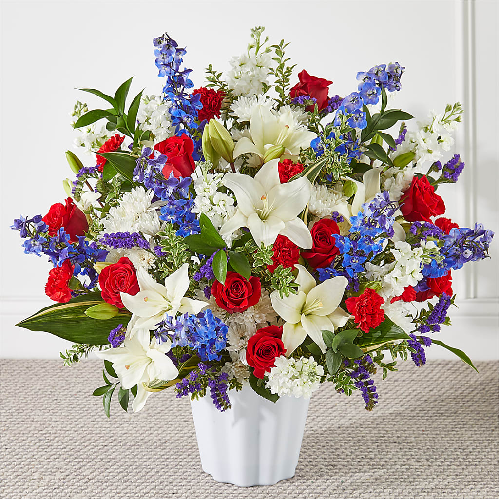 Consoled Floor Basket – MARMET FLOWERS & MORE, Marmet WV