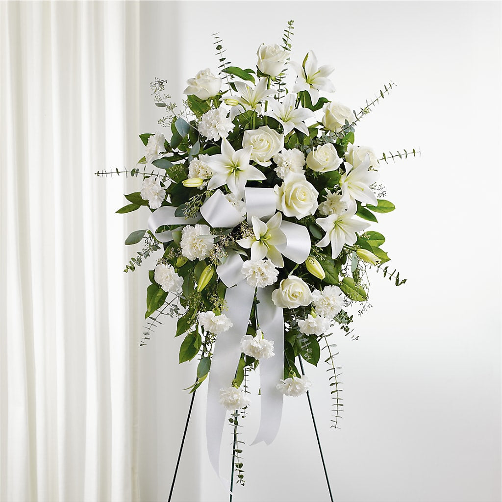 With Care Standing Spray – MARMET FLOWERS & MORE, Marmet WV