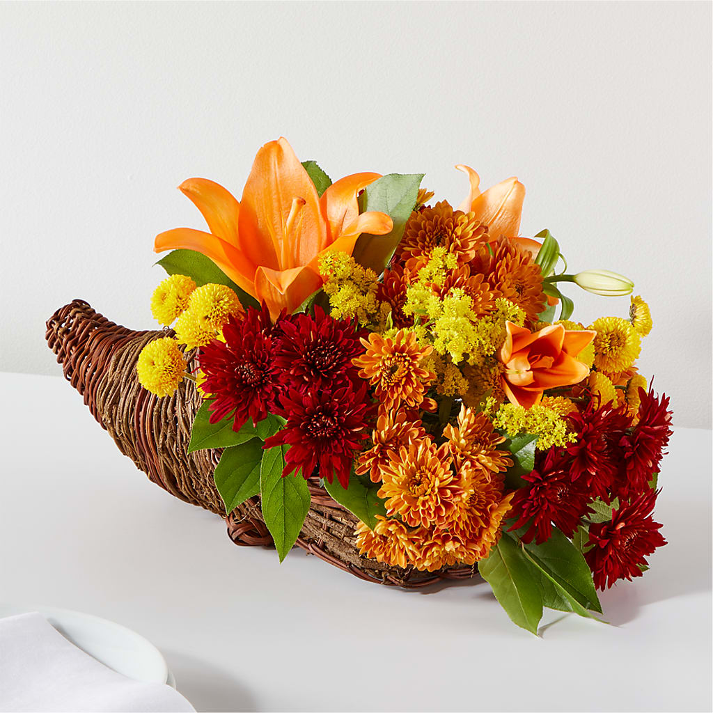 Bouquet of Blessings Cornucopia – MARMET FLOWERS & MORE, Marmet WV