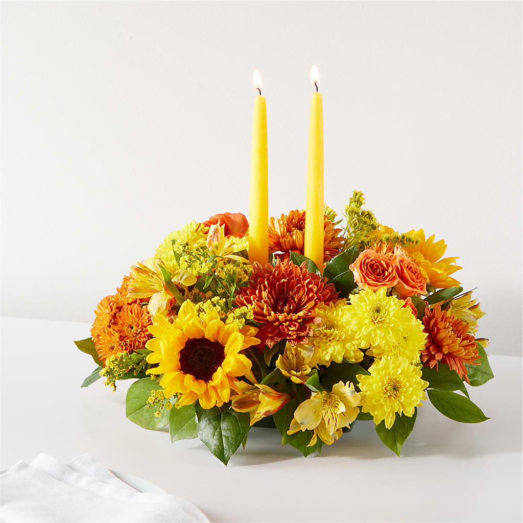 Autumn Harmony Centerpiece – MARMET FLOWERS & MORE, Marmet WV