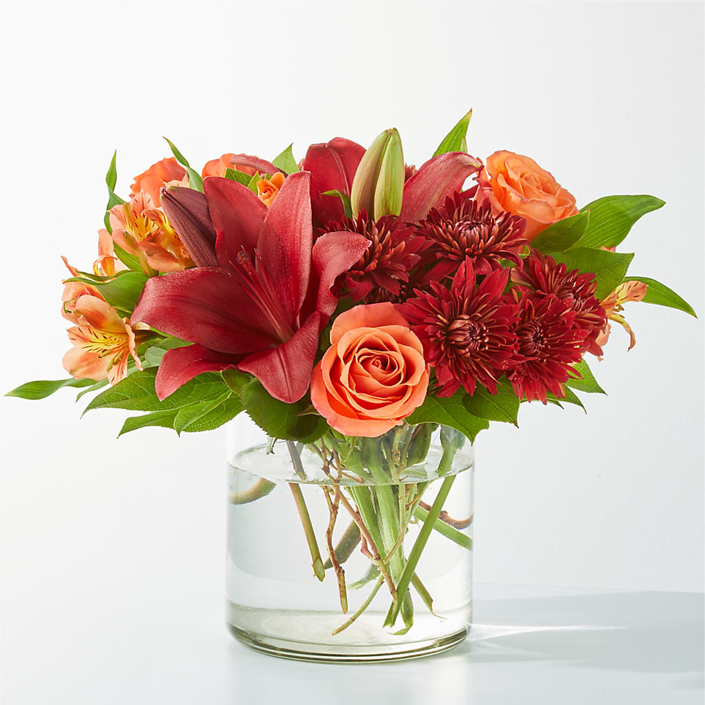 Crimson Leaves Bouquet – MARMET FLOWERS & MORE, Marmet WV