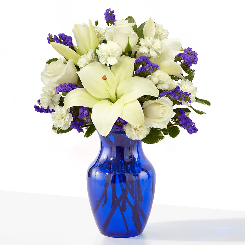Sapphire Rush Bouquet – MARMET FLOWERS & MORE, Marmet WV