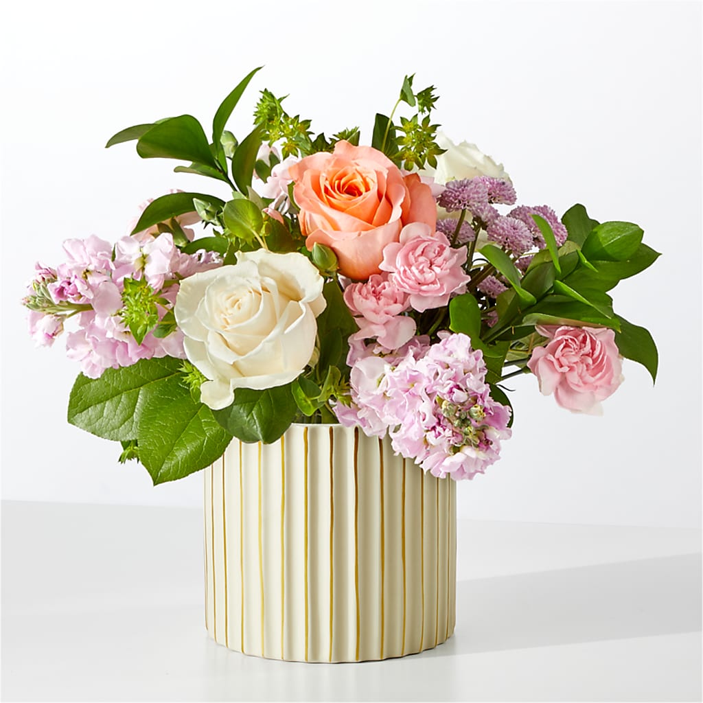 French Market Bouquet with Ivory Vase – MARMET FLOWERS & MORE, Marmet WV