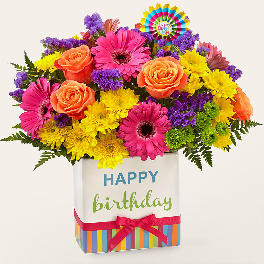 Birthday Brights Bouquet – MARMET FLOWERS & MORE, Marmet WV