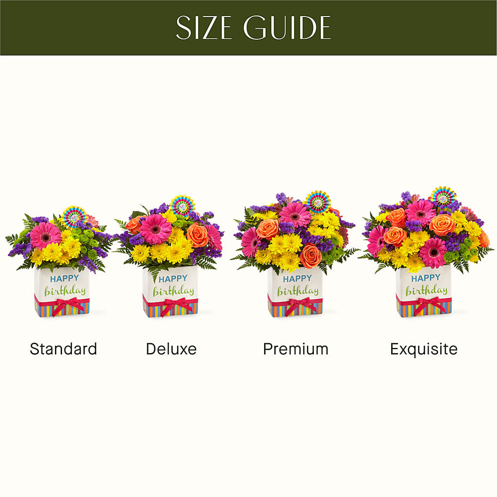 Birthday Brights Bouquet – MARMET FLOWERS & MORE, Marmet WV