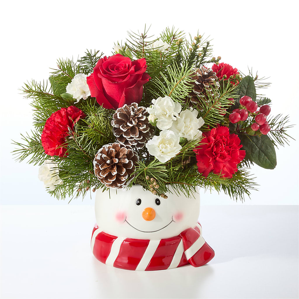 Jolly Snowman Bouquet – MARMET FLOWERS & MORE, Marmet WV