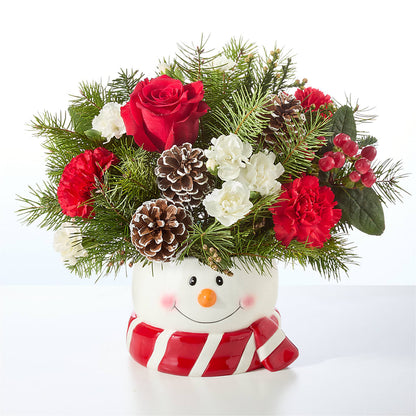 Jolly Snowman Bouquet – MARMET FLOWERS & MORE, Marmet WV