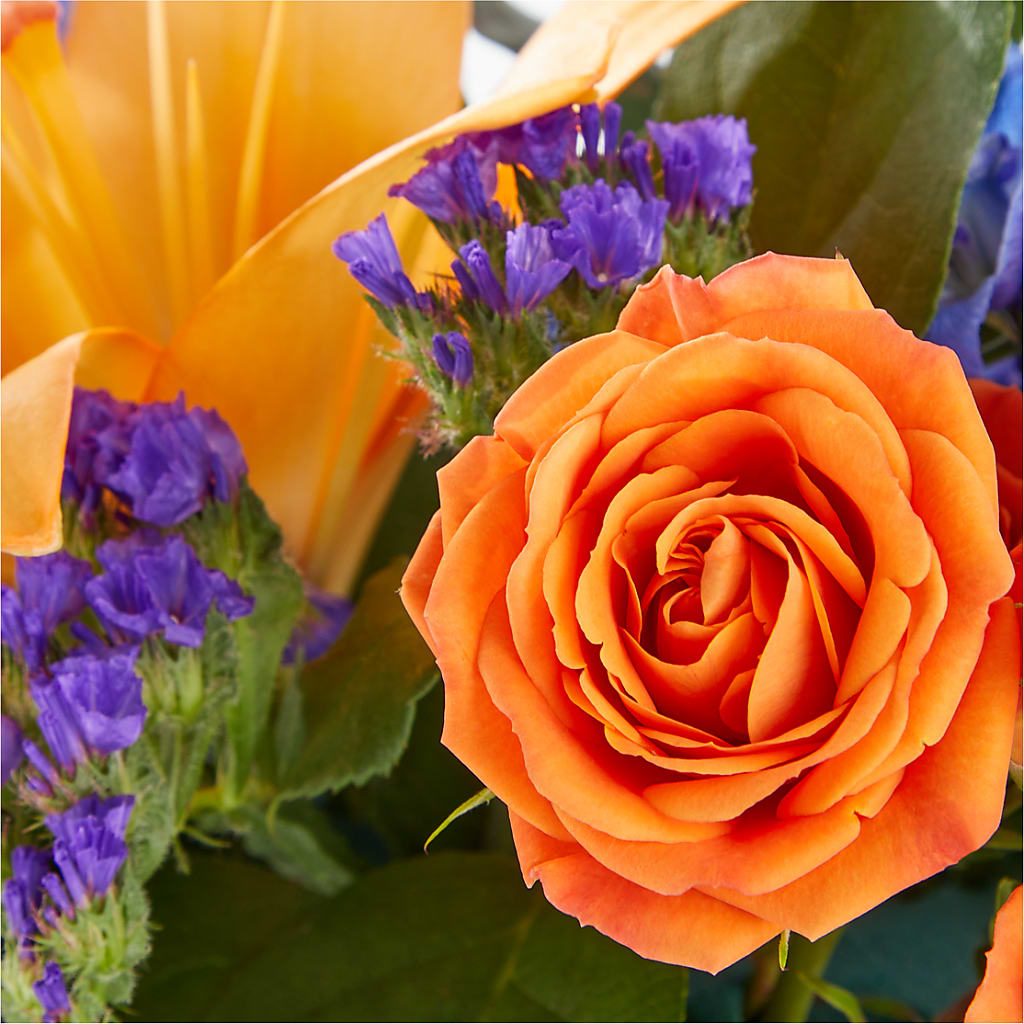 Radiant Citrus Box Bouquet – MARMET FLOWERS & MORE, Marmet WV