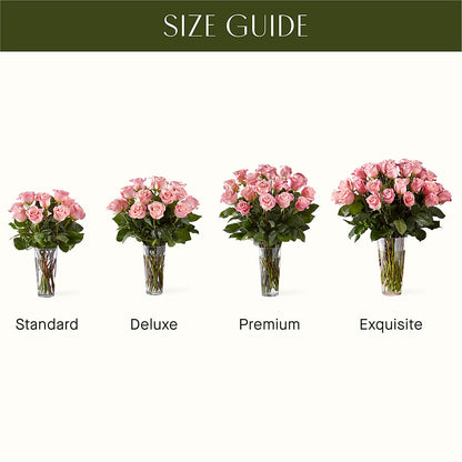 Long Stem Pink Rose Bouquet – MARMET FLOWERS & MORE, Marmet WV