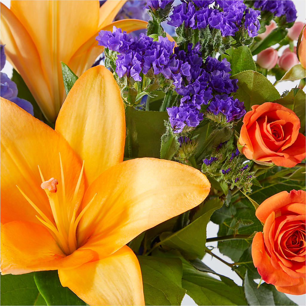Radiant Citrus Bouquet – MARMET FLOWERS & MORE, Marmet WV