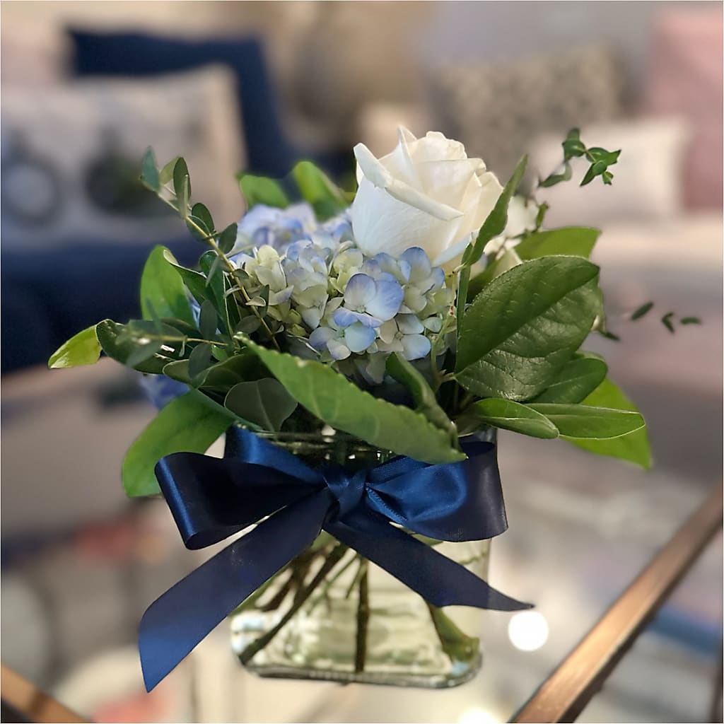 Sky Blue Delight Bouquet – MARMET FLOWERS & MORE, Marmet WV