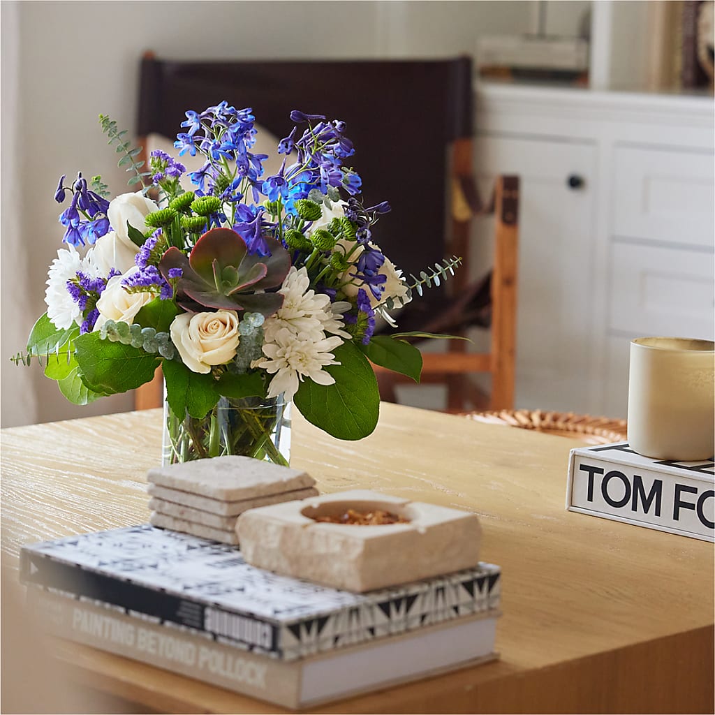 Cerulean Waves Bouquet – MARMET FLOWERS & MORE, Marmet WV