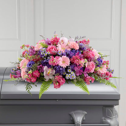 Glorious Garden Casket Spray – MARMET FLOWERS & MORE, Marmet WV