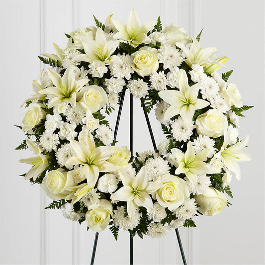 Treasured Tribute Wreath – MARMET FLOWERS & MORE, Marmet WV