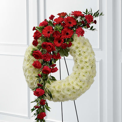 Graceful Tribute Wreath – MARMET FLOWERS & MORE, Marmet WV