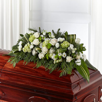 Hopeful Gesture Casket Spray – MARMET FLOWERS & MORE, Marmet WV