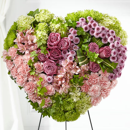 Heartwarming Standing Heart – MARMET FLOWERS & MORE, Marmet WV