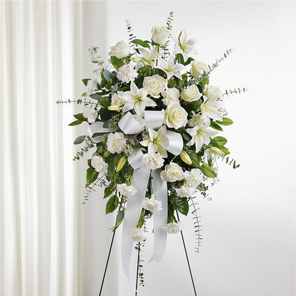 With Care Standing Spray – MARMET FLOWERS & MORE, Marmet WV