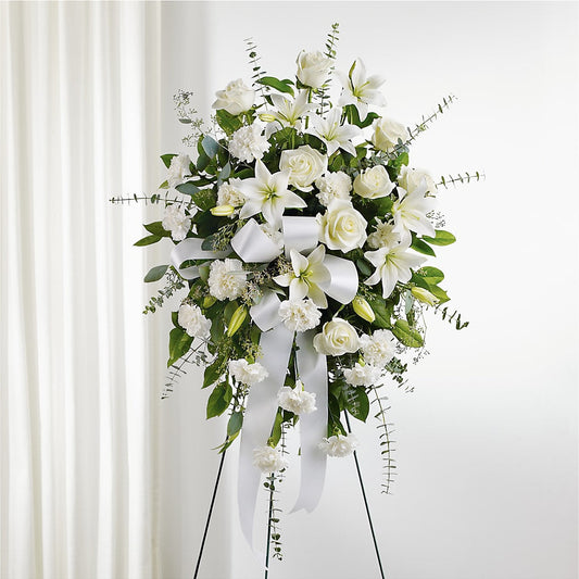 With Care Standing Spray – MARMET FLOWERS & MORE, Marmet WV