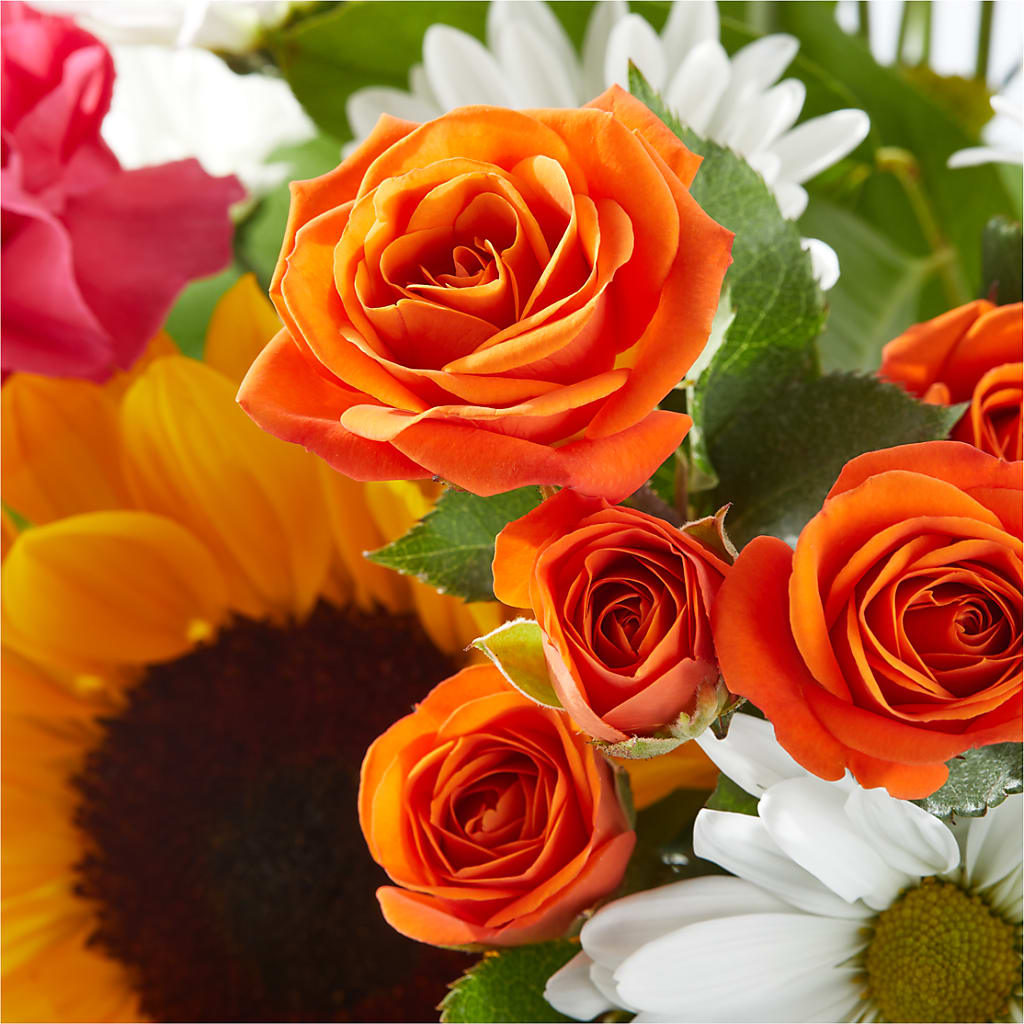 Sun-drenched Blooms Bouquet – MARMET FLOWERS & MORE, Marmet WV
