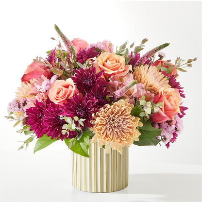 Berry Cobbler Bouquet with Ivory Vase – MARMET FLOWERS & MORE, Marmet WV