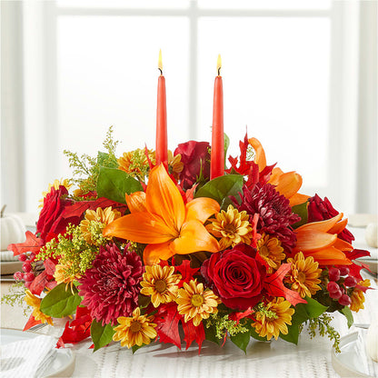 Autumn's Embrace Centerpiece – MARMET FLOWERS & MORE, Marmet WV